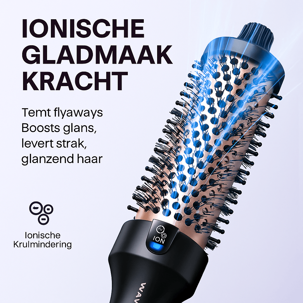 Wavytalk Thermobürste – 1,5 Zoll Heizbürste mit Ionen-Technologie